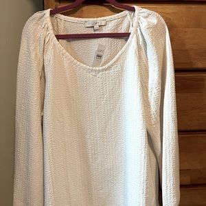 Brand new super cute peasant long sleeve top